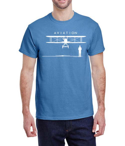 Aviation - Unisx Rusty Blue T-Shirt