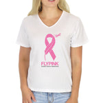 Feather Fly Pink Breast Cancer Awareness Lightweight Unisex T-shirt