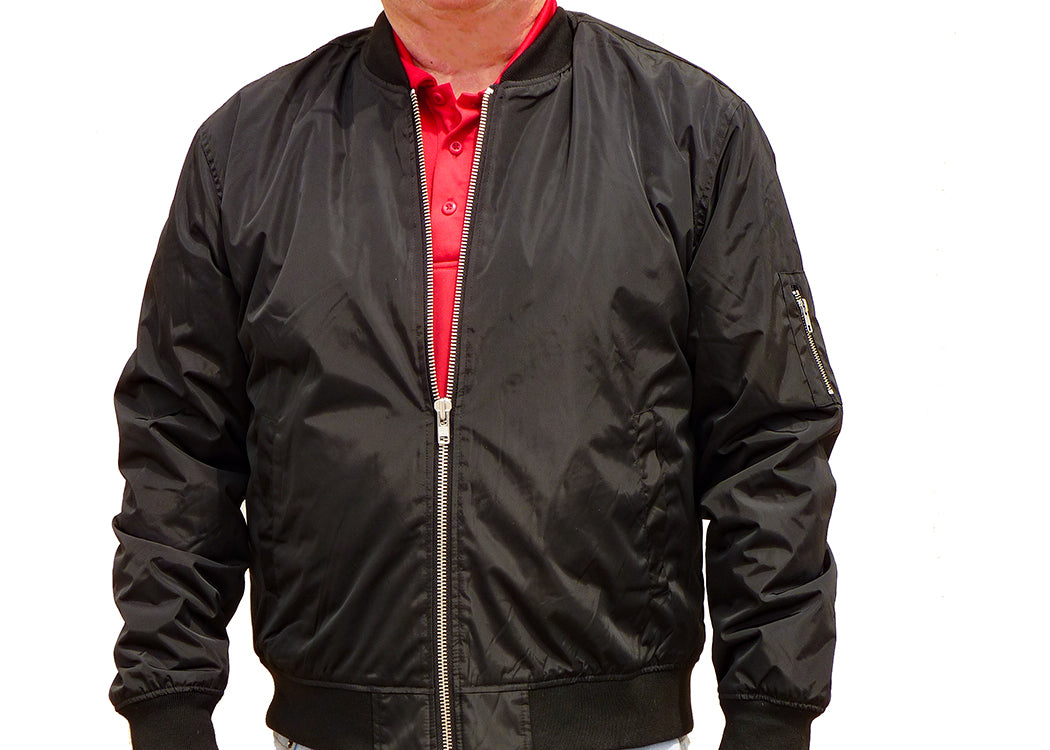 US Air 1989 Black Bomber Jacket – Airline Employee Shop