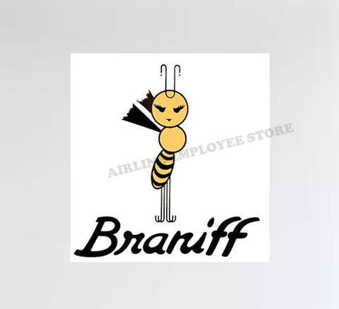 Braniff Airways Bee Decal Stickers
