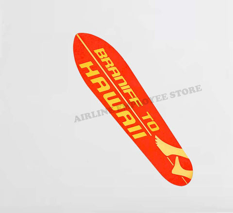 Braniff To Hawaii Surf Board Decal Stickers
