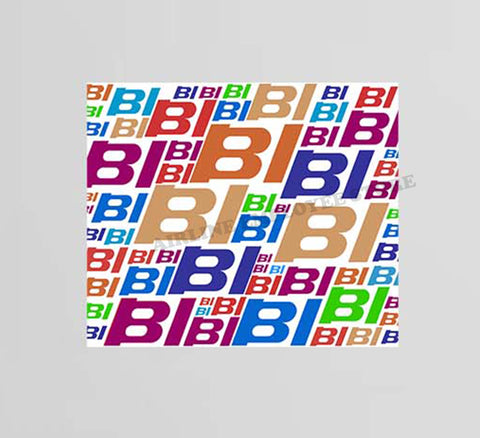 Braniff Logo Collage Decal Stickers