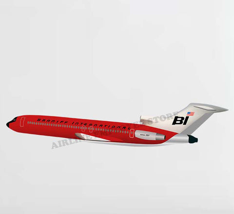 Braniff International 727 Jellybean Red Boeing Decal Stickers