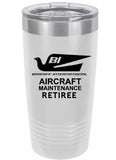 RETIREE Braniff Aircraft Maintenance Tumbler