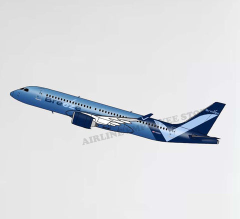 Breeze Airways Livery Decal Stickers