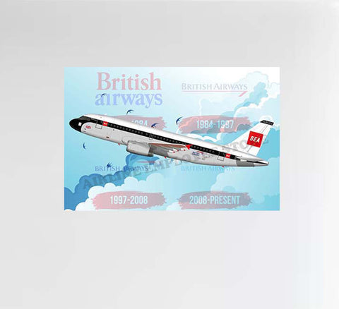 British Airways Flight Decal Stickers