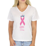 "Captain Of My Destiny" Breast Cancer Awareness Lightweight Unisex T-shirt