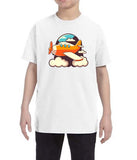 Cartoon Plane Kids T-Shirt