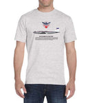Continental Airlines Skysteamer DC-3 (1944-1948) Historical T-Shirt