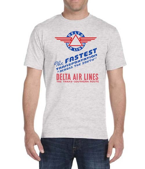 Delta Airlines - The Fastest Transportation - T-Shirt – Airline