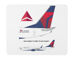Delta Airlines 737 "Atlanta Braves" Mousepad