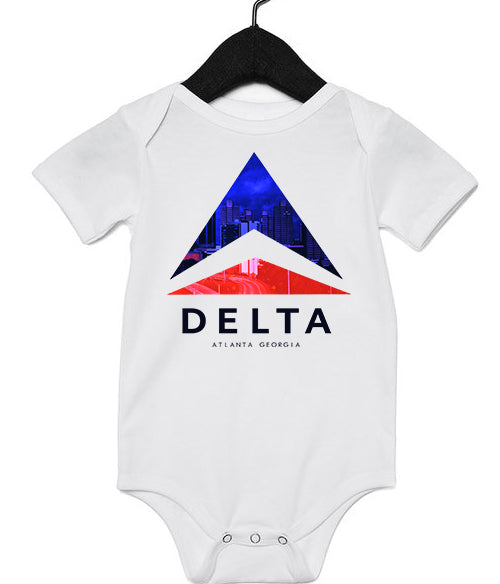 Delta Airlines Logo Infant Bodysuit Airline Employee Shop