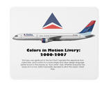 Delta Airlines Colors In Motion: 2000-2007 Mousepad