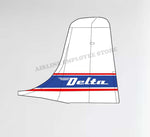 Delta Airlines DC3 Tail Decal Stickers