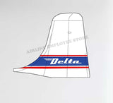 Delta Airlines DC3 Tail Decal Stickers