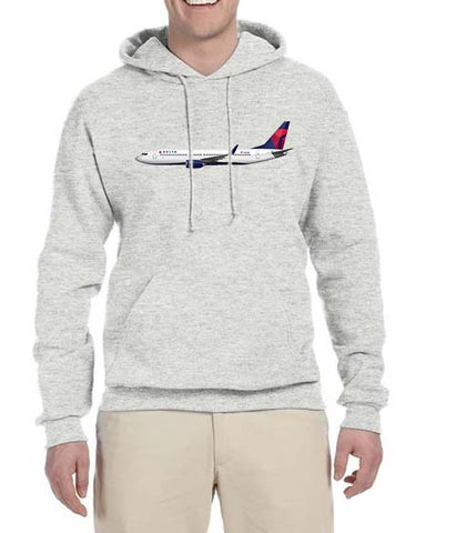 Delta Airlines Livery Hooded Sweatshirt