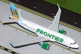 Frontier Airlines A320neo "Poppy the Prairie Dog" Livery Gemini Jets 1:200 scale Reg#N303FR