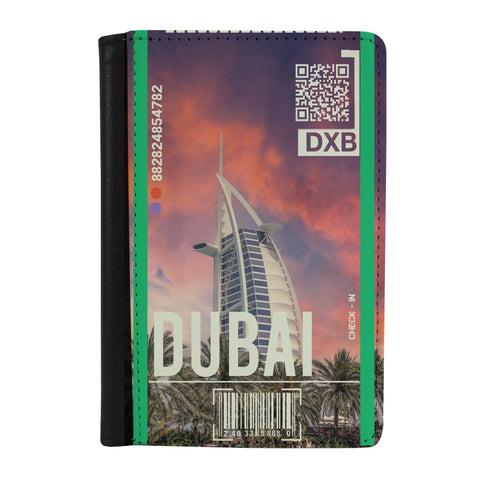 Destination Boarding Ticket - Dubai - Passport Case