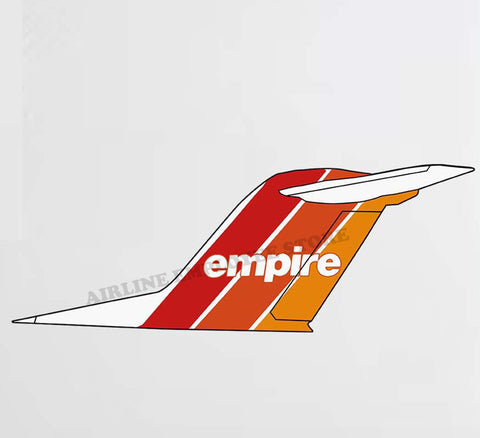 Empire Airlines Tail Decal Stickers