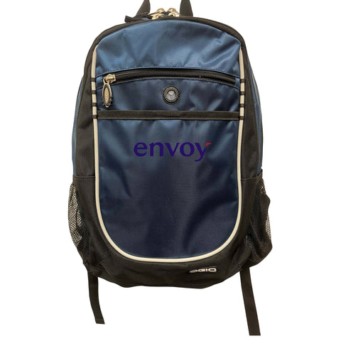 Envoy Logo - Ogio Navy Carbon Backpack
