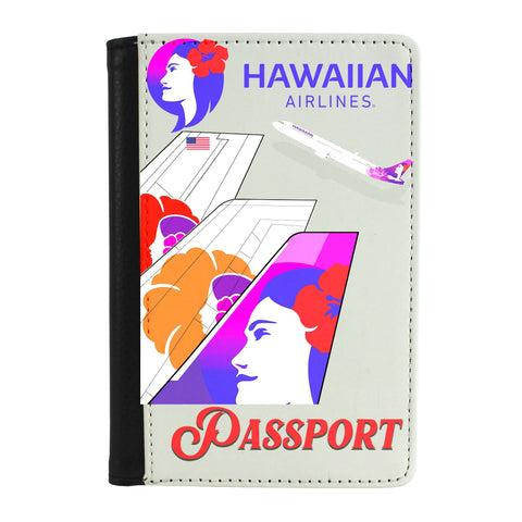 Hawaiian Airlines Tail Collage Passport Case