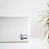 Chibi Style Jet Blue Livery Decal Stickers