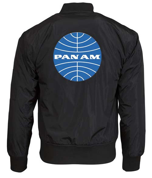 PAN AM AIR ネイビー クルージャケットMサイズ Pan American Black Bomber Jacket | Airline Employee Shop