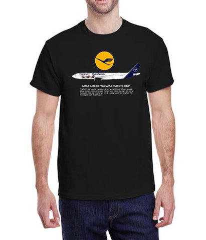 Lufthansa Airbus A330-300 Fanhansa Diversity Wins - Historical T-Shirt