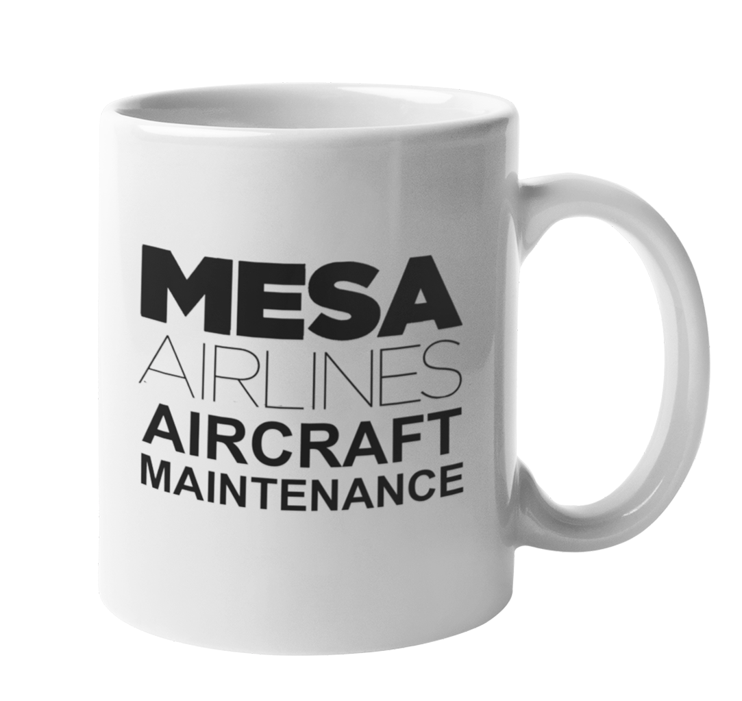 Mesa Aircraft Maintenance Coffee Mug Airline Employee Shop