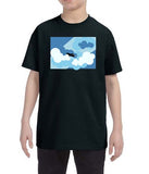 Flying Through The Clouds Kids T-Shirt