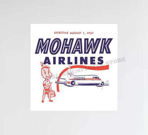 Mohawk Airlines Vintage Decal Stickers