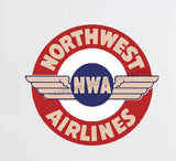 Northwest Airlines Vintage Logo Decal Stickers