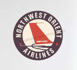Northwest Airlines Vintage Logo Decal Stickers