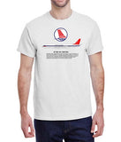Northwest Jet Red Tail (1960-1969) Historical T-Shirt