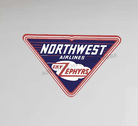 Northwest Airlines Triangle Vintage Logo Decal Stickers