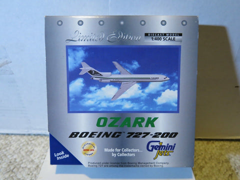 Ozark Airlines 727-200  N-720ZK  Scale 1:400