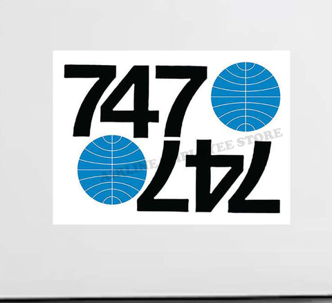 Pan Am 747 Decal Stickers