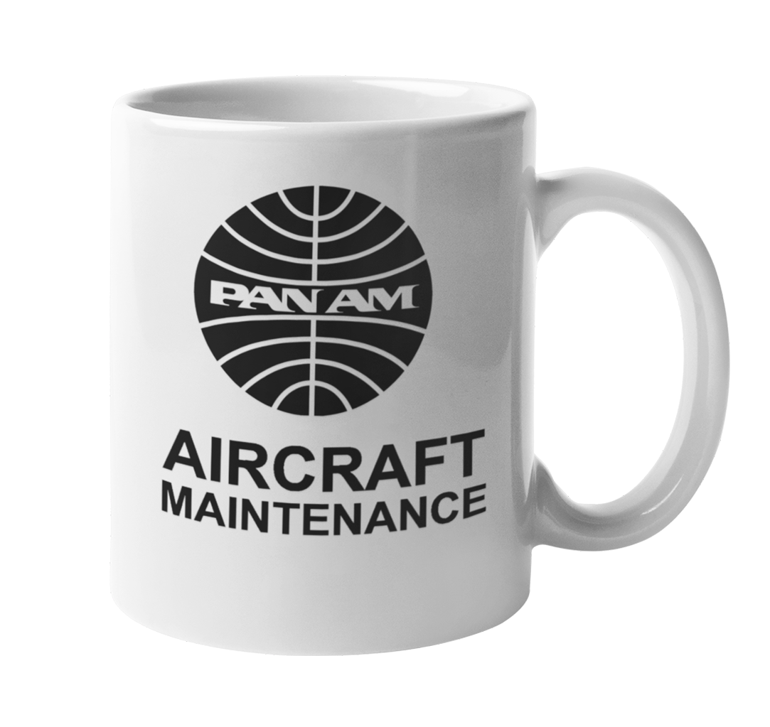 Piedmont Airlines Coffee Cup Mug – White With Blue & Red Logo – Eastern Airlines Design