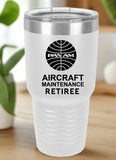 RETIREE Pan American Aircraft Maintenance Tumbler