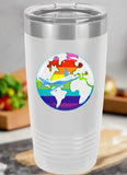 Flying Around The World With Pride Tumbler
