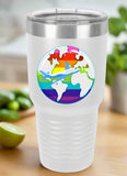 Flying Around The World With Pride Tumbler