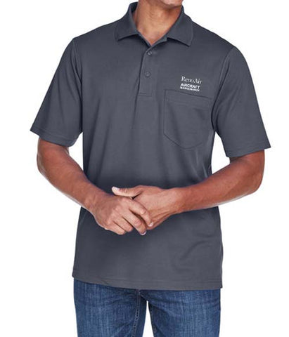Reno Air Aircraft Maintenance Wicking Men's Polo *CREDENTIALS REQUIRED*
