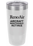 RETIREE Reno Air Aircraft Maintenance Tumbler