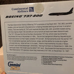 Continental Airlines 737-800  N12216  Scale 1:250