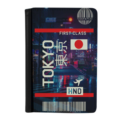 Destination Boarding Ticket - Tokyo - Passport Case