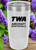 TWA Aircraft Maintenance Tumbler
