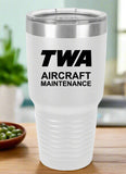 TWA Aircraft Maintenance Tumbler