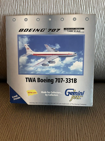 TWA 707-331B N779TW 1:400 Scale
