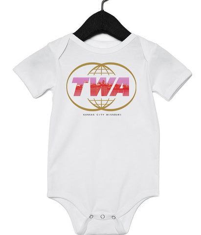 TWA Globe Infant Bodysuit