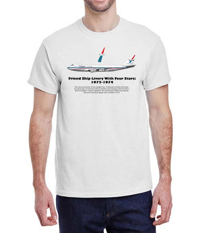 Friend Ship Livery With Four Stars: 1972-1974 History T-Shirt